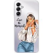 Прозрачный чехол BoxFace Samsung Galaxy M35 (M356) Live The Moment