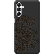 Черный чехол BoxFace Samsung Galaxy M35 (M356) Chinese Dragon