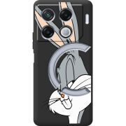 Черный чехол BoxFace Infinix GT 20 Pro Lucky Rabbit