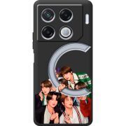 Черный чехол BoxFace Infinix GT 20 Pro BTS
