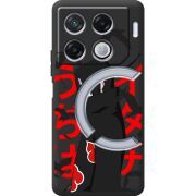 Черный чехол BoxFace Infinix GT 20 Pro Учиха Итачи