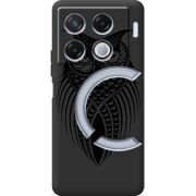 Черный чехол BoxFace Infinix GT 20 Pro Owl