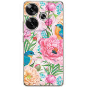 Чехол BoxFace Poco F6 Birds in Flowers