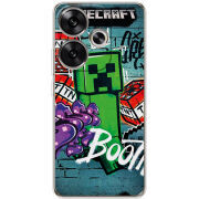Чехол BoxFace Poco F6 Minecraft Graffiti