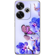Чехол BoxFace Poco F6 Orchids and Butterflies