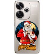 Прозрачный чехол BoxFace Poco F6 Cool Santa