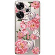 Прозрачный чехол BoxFace Poco F6 Peony Watercolor Style