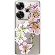 Прозрачный чехол BoxFace Poco F6 Cherry Blossom
