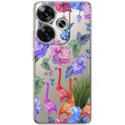 Прозрачный чехол BoxFace Poco F6 Flamingo