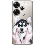 Прозрачный чехол BoxFace Poco F6 Husky