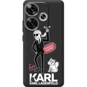 Черный чехол BoxFace Poco F6 For Karl