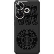 Черный чехол BoxFace Poco F6 Black Coffee