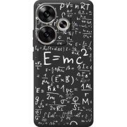 Черный чехол BoxFace Poco F6 E=mc2