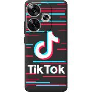 Черный чехол BoxFace Poco F6 Tik Tok