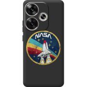 Черный чехол BoxFace Poco F6 NASA