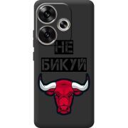 Черный чехол BoxFace Poco F6 Не Бикуй