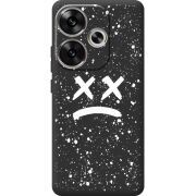 Черный чехол BoxFace Poco F6 Sad Way