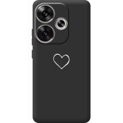 Черный чехол BoxFace Poco F6 My Heart