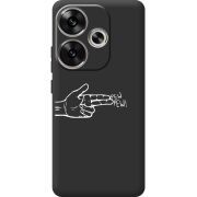 Черный чехол BoxFace Poco F6 Pew Pew