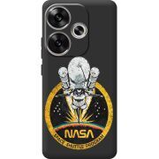 Черный чехол BoxFace Poco F6 NASA Spaceship