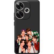 Черный чехол BoxFace Poco F6 BTS