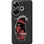 Черный чехол BoxFace Poco F6 Нападение на Титана