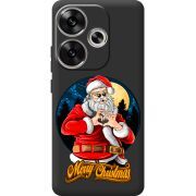 Черный чехол BoxFace Poco F6 Cool Santa