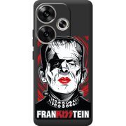Черный чехол BoxFace Poco F6 Frankisstein