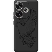 Черный чехол BoxFace Poco F6 Dove