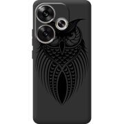 Черный чехол BoxFace Poco F6 Owl