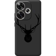 Черный чехол BoxFace Poco F6 Deer