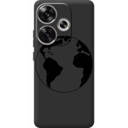 Черный чехол BoxFace Poco F6 Earth