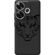 Черный чехол BoxFace Poco F6 Tiger