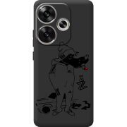 Черный чехол BoxFace Poco F6 