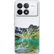 Прозрачный чехол BoxFace Poco F6 Pro Green Mountain
