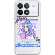 Прозрачный чехол BoxFace Poco F6 Pro The Sakuras Will Cry For You