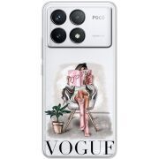 Прозрачный чехол BoxFace Poco F6 Pro VOGUE