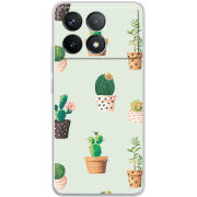 Чехол BoxFace Poco F6 Pro L-green Cacti