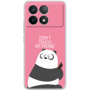 Чехол BoxFace Poco F6 Pro Dont Touch My Phone Panda