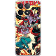 Чехол BoxFace Poco F6 Pro Deadpool and Mary Jane