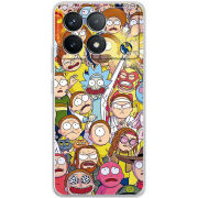 Чехол BoxFace Poco F6 Pro Rick and Morty