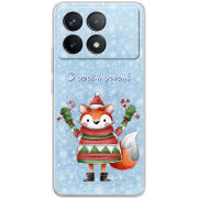 Чехол BoxFace Poco F6 Pro Fox З новим роком!