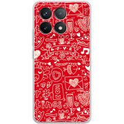 Чехол BoxFace Poco F6 Pro Happy Valentines