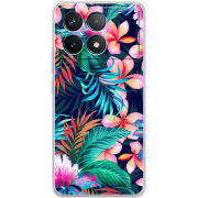 Чехол BoxFace Poco F6 Pro flowers in the tropics