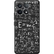 Черный чехол BoxFace Poco F6 Pro E=mc2