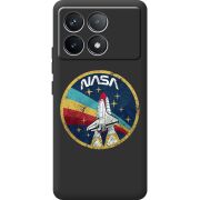Черный чехол BoxFace Poco F6 Pro NASA