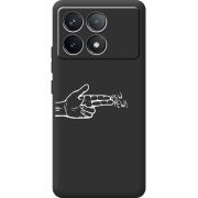 Черный чехол BoxFace Poco F6 Pro Pew Pew