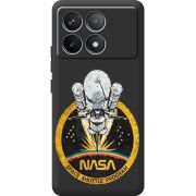 Черный чехол BoxFace Poco F6 Pro NASA Spaceship