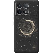 Черный чехол BoxFace Poco F6 Pro Moon