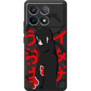 Черный чехол BoxFace Poco F6 Pro Учиха Итачи